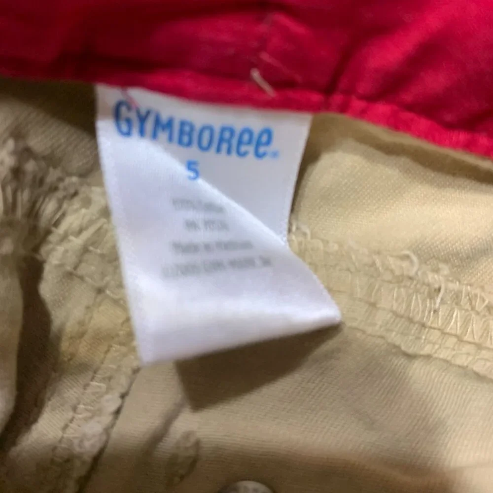 Gymboree Size‎ 5 Boys Khaki Pants Y2K! No holes, rips, or stains.